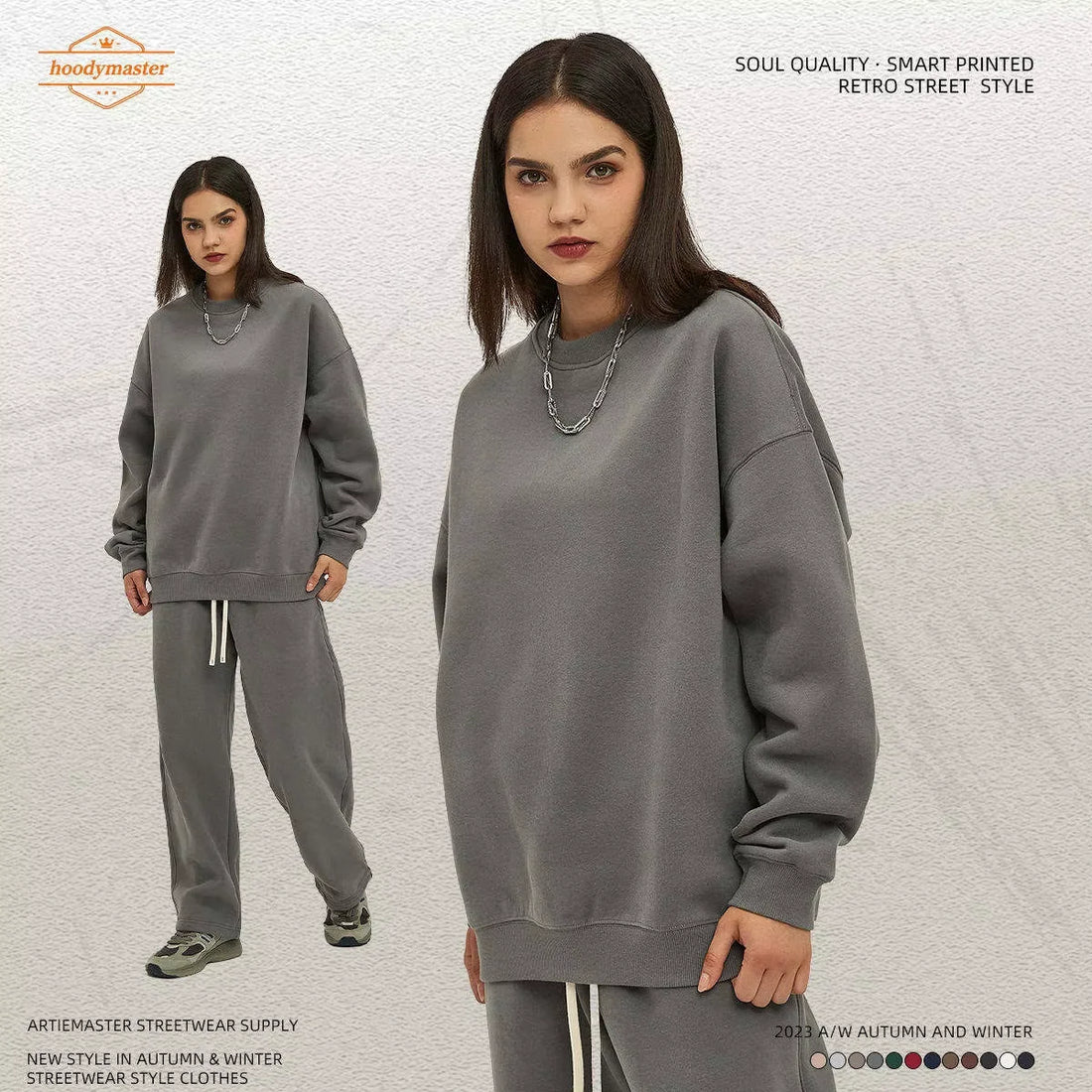 Wholesale Blank Cotton Unisex Fleece Sweatshirt Custom Printed logo Oversized Plain Custom Crewneck Sweatshirts