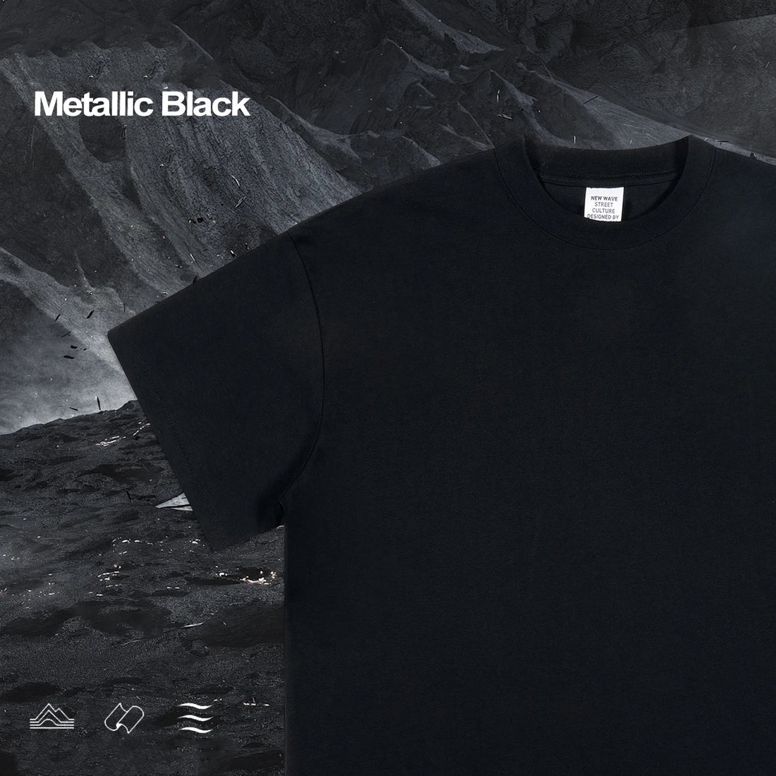 230G Cool Touch Fabric Solid Color Short Sleeve