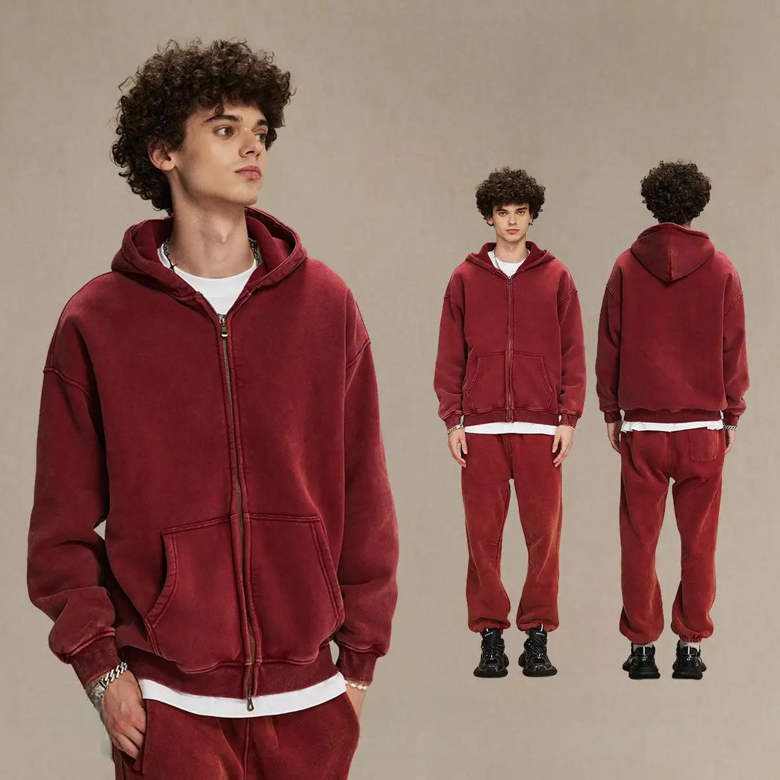 Wear 2026 Autumn Winter Solid Casual Hoodie